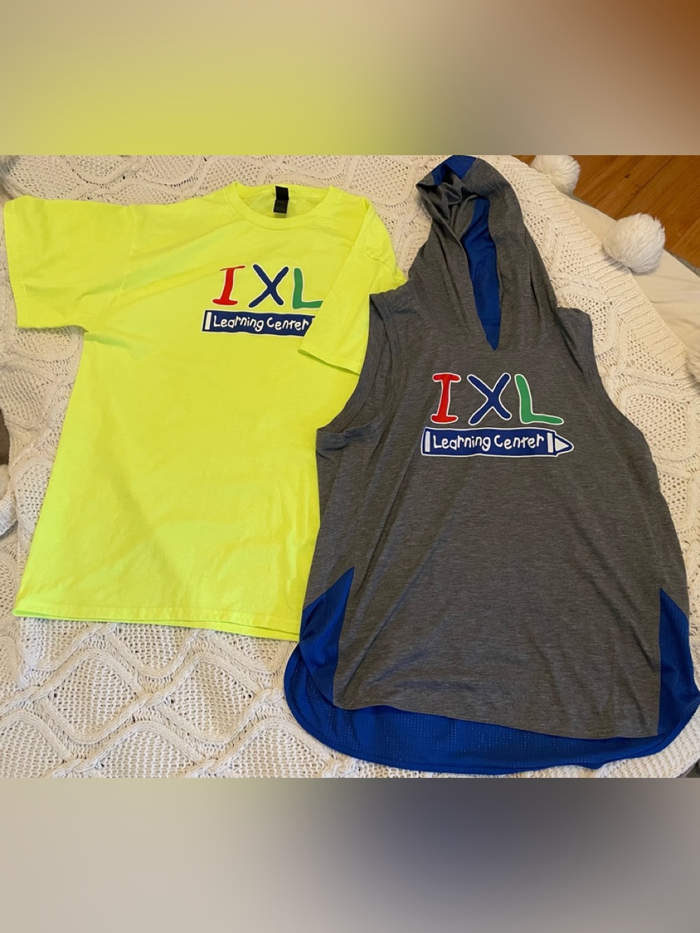 IXL Learning Center Employee Apparel
Both items (SIZE LARGE) - GREAT DEAL